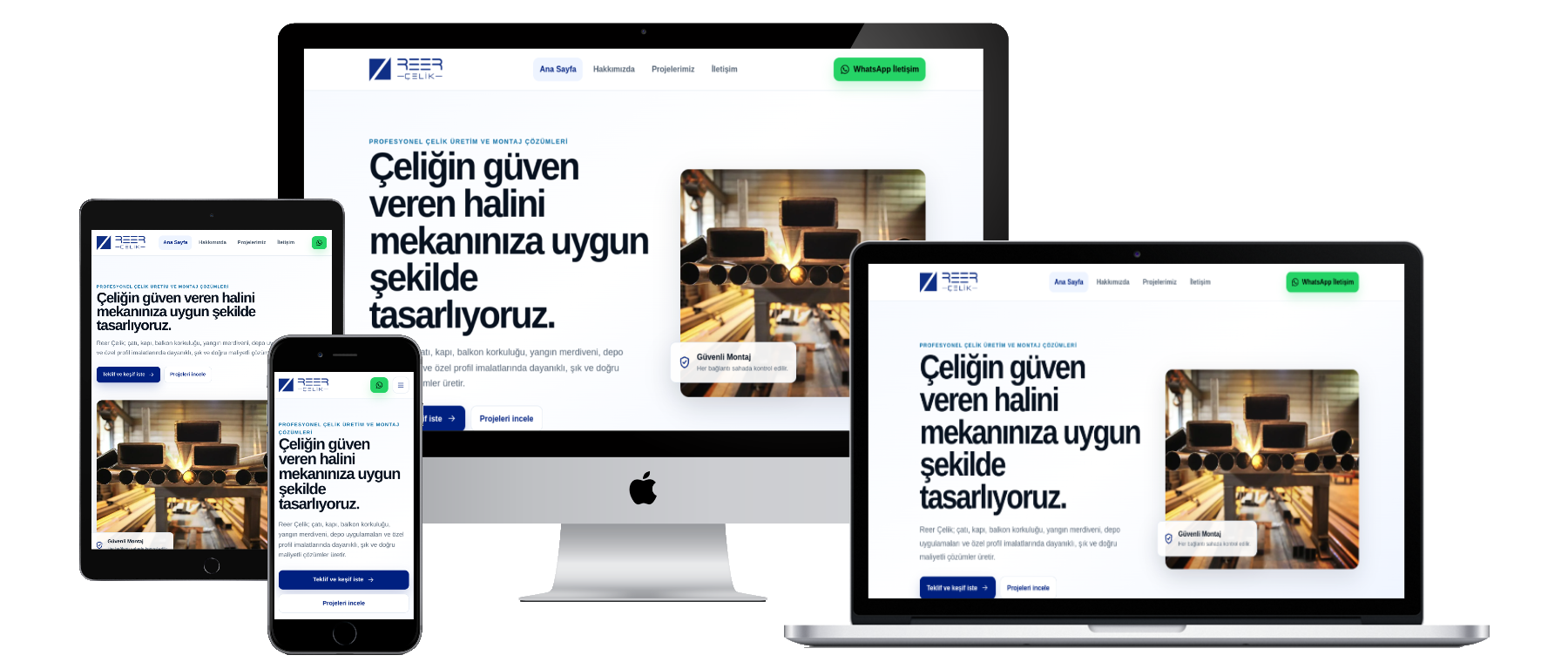 Reer Çelik proje görseli